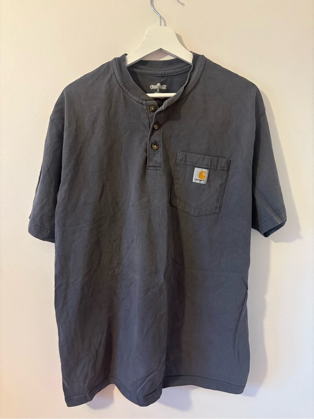 Carhartt button up tee men’s L